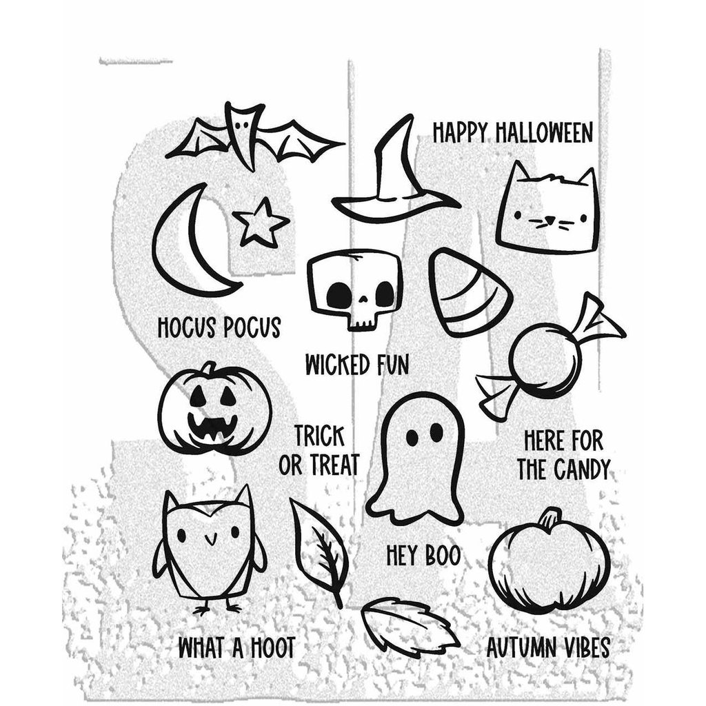 Tim Holtz Stampers Anonymous Stamp Tiny Frights Personal Impressions