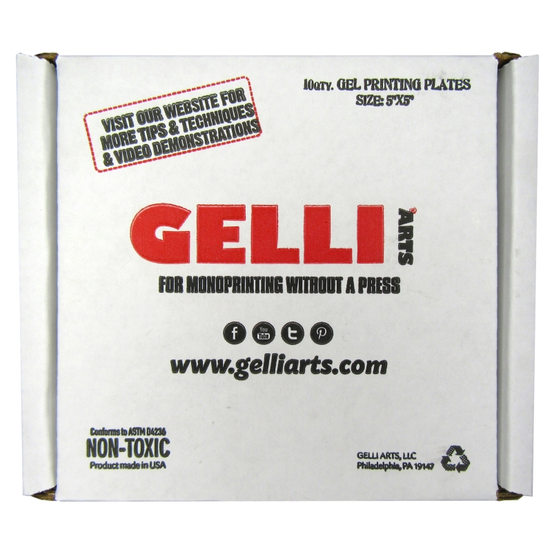 Gelli Arts 4 in. Printing Plate - Pack of 20 