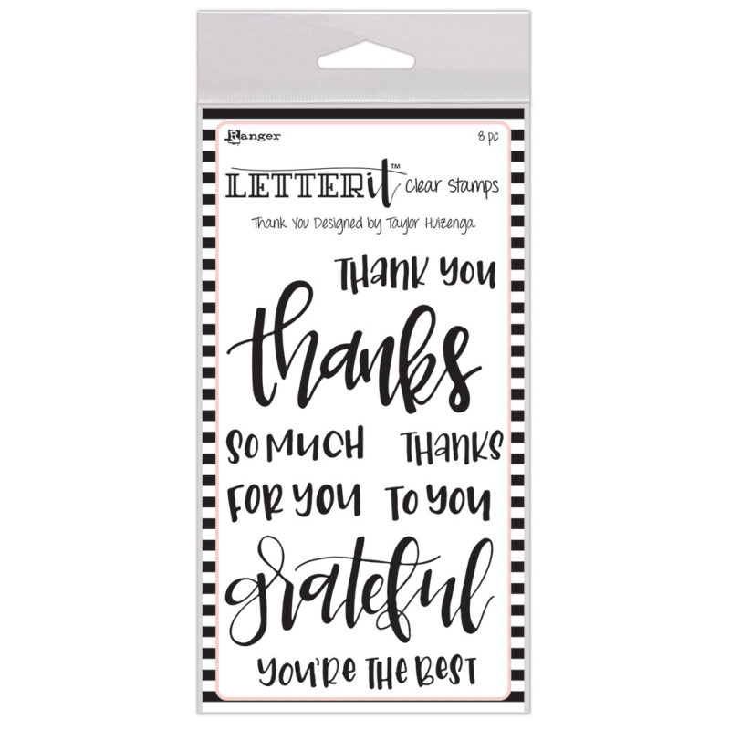 Hand Lettered Thank You Stamp