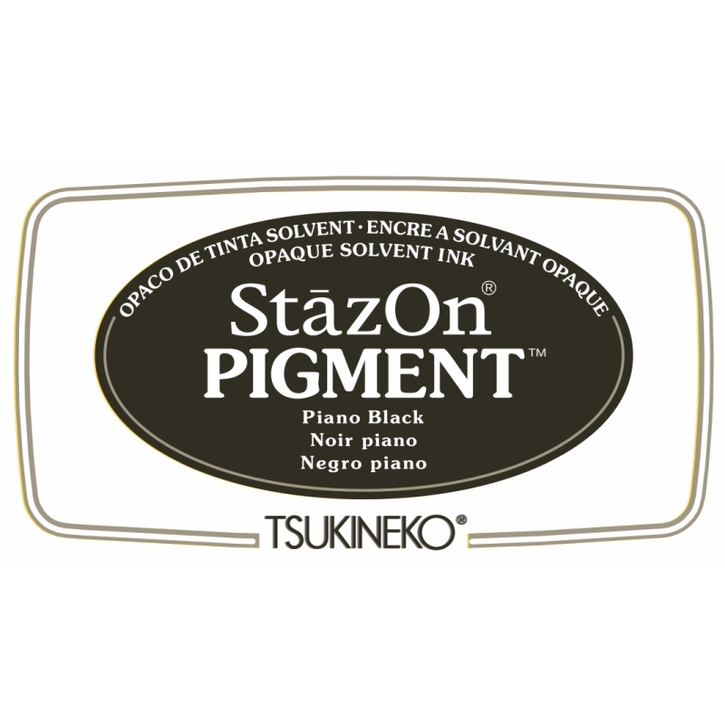 StazOn Pigment Ink Pad Piano Black
