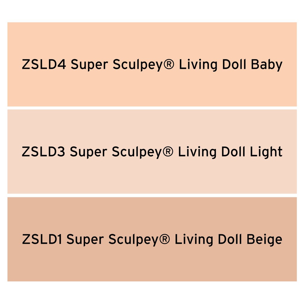 Super Sculpey Living Doll Clay 1 lb Baby ZSLD4 –