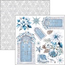 Elegance of Blue  Fussy Cut Pad 6"x6" 24/Pkg