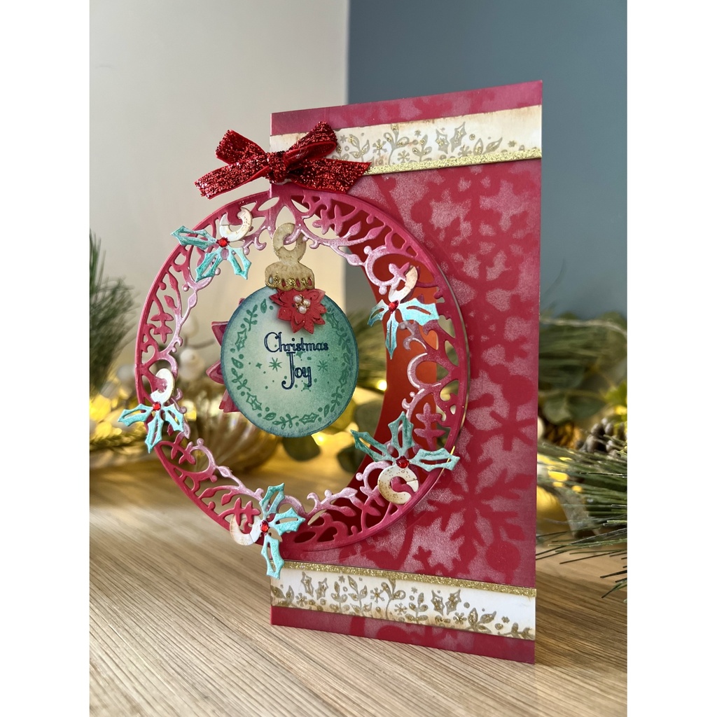 Angela Poole Link & Spin Christmastime Charms Die Set