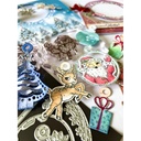 Angela Poole Link & Spin Christmastime Charms Die Set