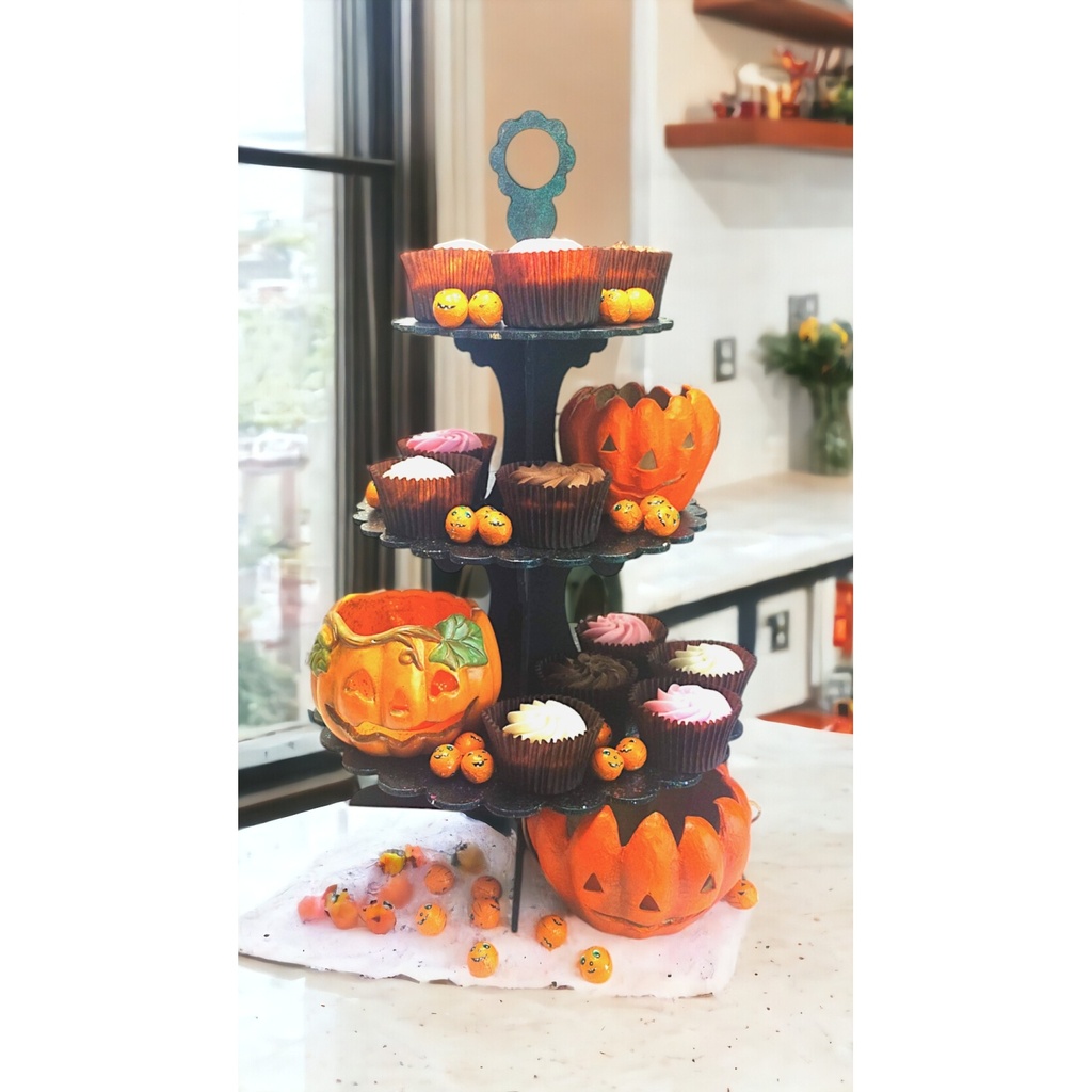 Halloween Cake Stand & Glitterific Kit