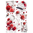 Ciao Bella Paris Je t'aime A4 Rice Papers - 5 Designs, 5 Sheets - Set 1