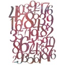 Personal Impressions Mylar Stencil - 5x7" - Numbers