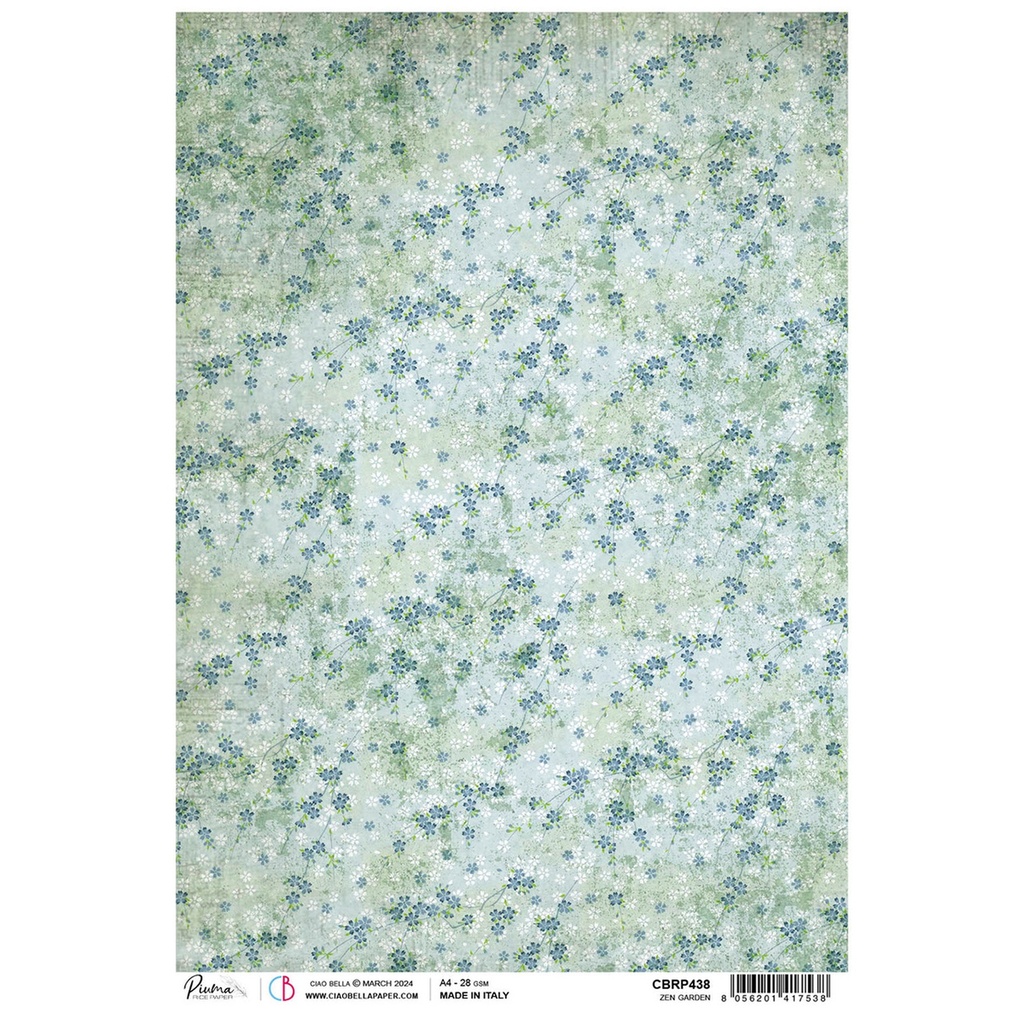 Ciao Bella Rice Paper A4 Zen garden (5 sheets)