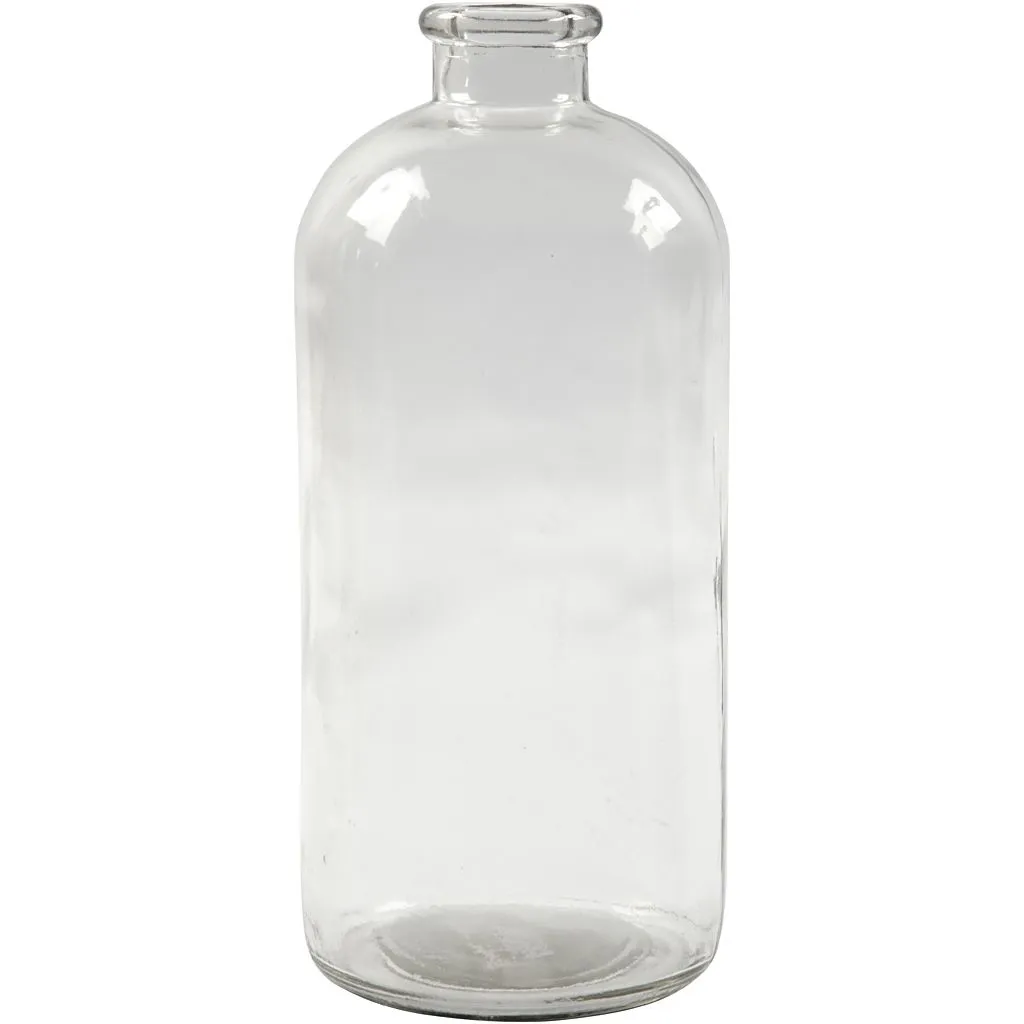 Pharmacy Bottle, H: 24,5 cm, Dia. 10,5 cm, hole size 2,6 cm, (Carton of 6)