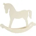 Rocking horse , H: 24 cm, D. 5 cm, W: 30 cm,