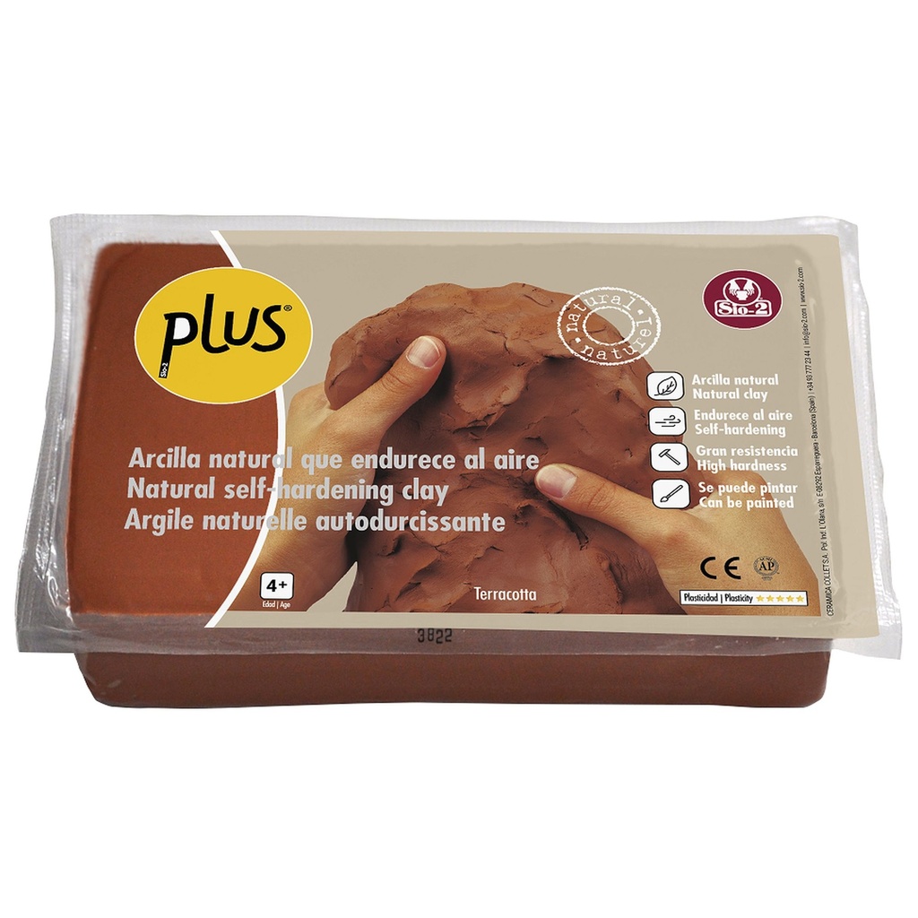 PLUS 1.5kg Terracotta Natural Self-hardening Clay