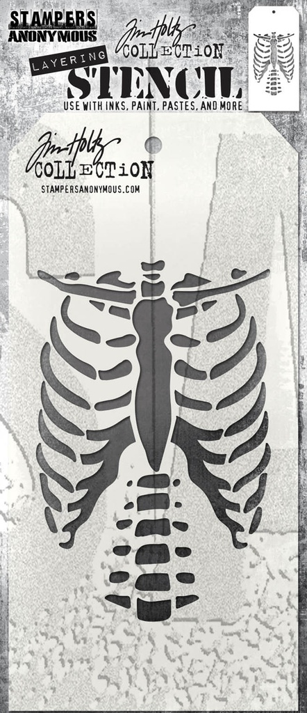 Bones Tim Holtz Layering Stencil