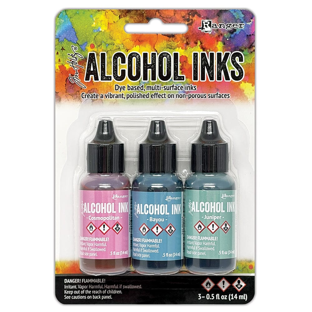 Getaway (Cosmopolitan/Bayou/Juniper) Tim Holtz Alcohol Ink Kit