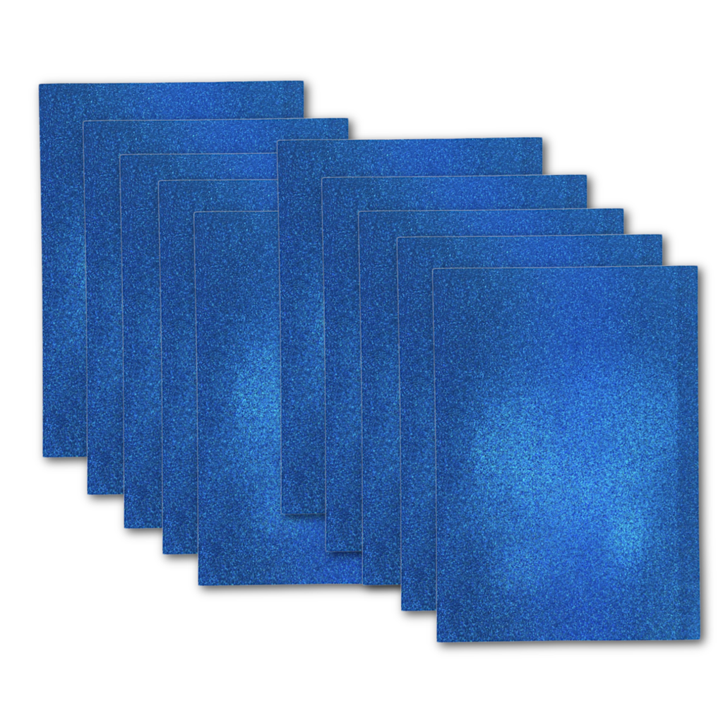 Blue A4 Glitter Card - Pack of 10 sheets