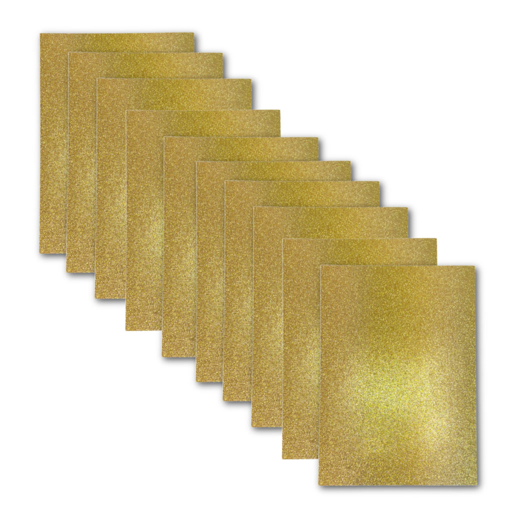 Gold A4 Glitter Card - Pack of 10 sheets