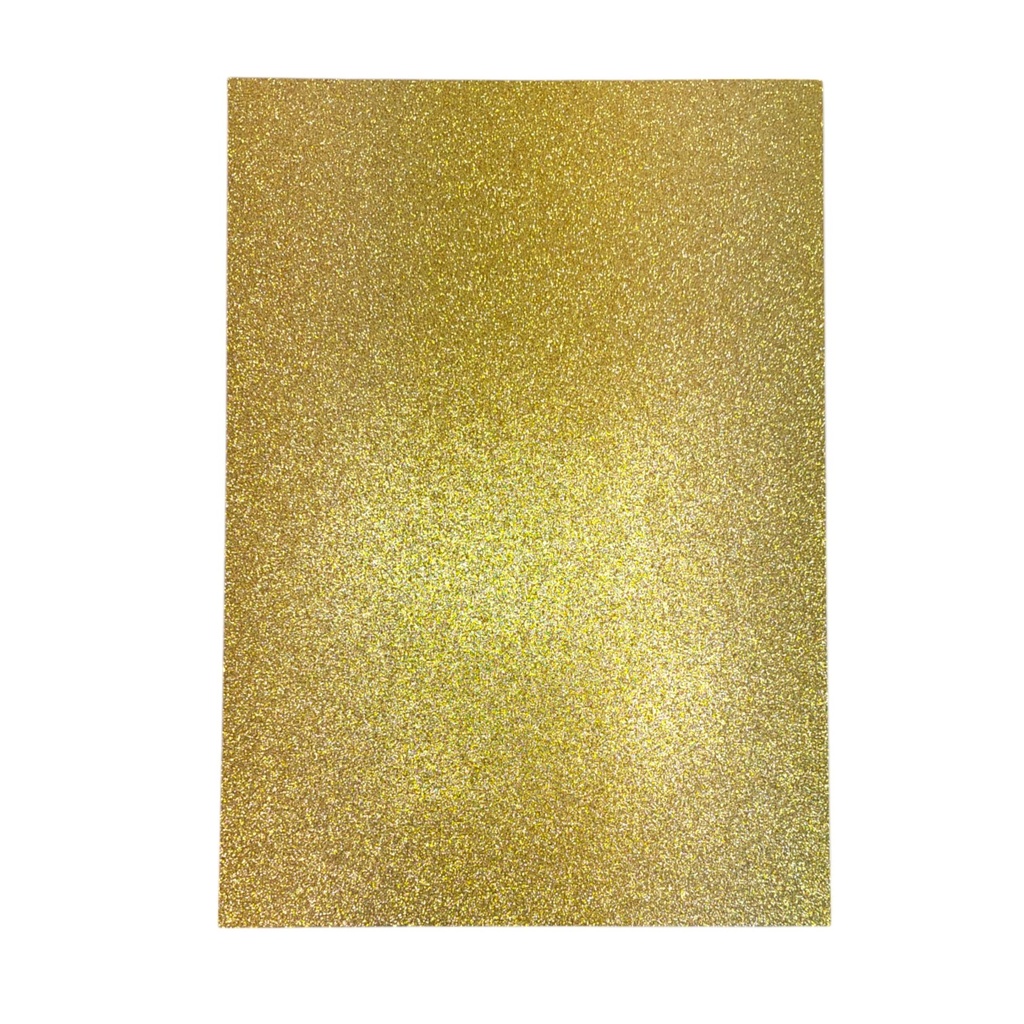 Gold A4 Glitter paper - Pack of 10 sheets