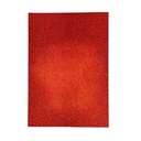 Red A4 Glitter paper - Pack of 10 sheets