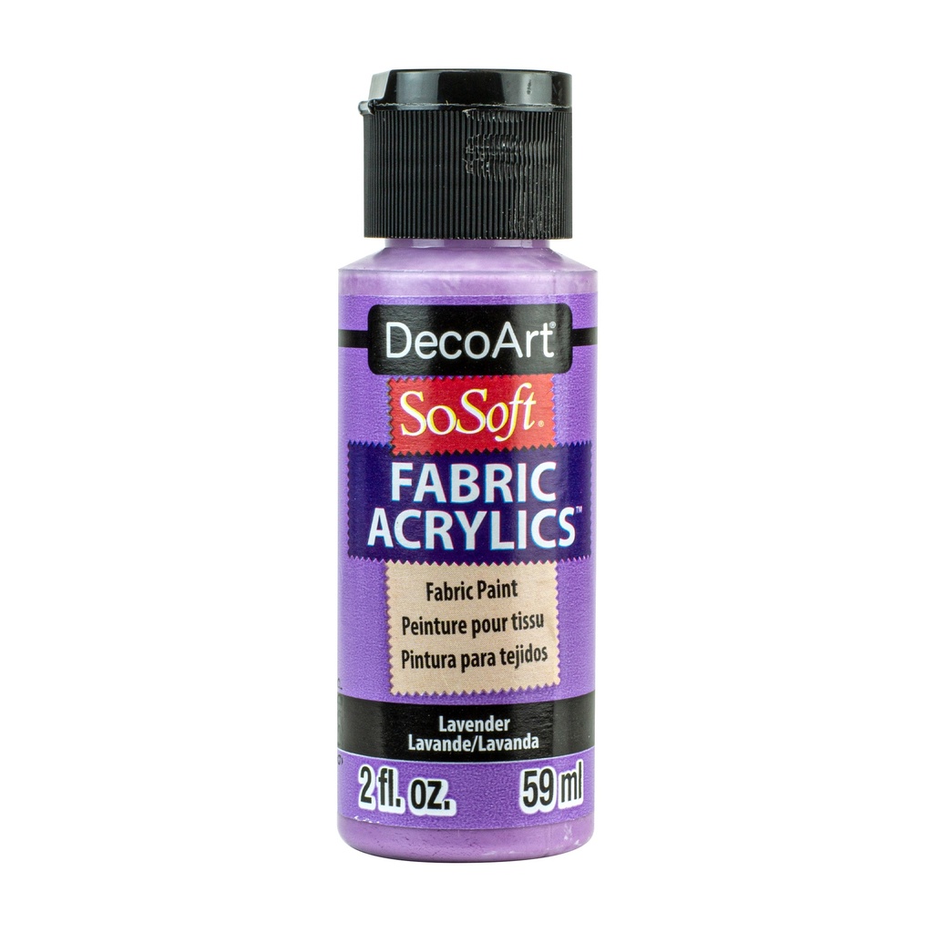 Lavender DecoArt SoSoft Fabric Acrylics 2 oz