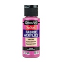 Fuchsia DecoArt SoSoft Fabric Acrylics 2 oz