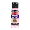 Baby Pink Deep DecoArt SoSoft Fabric Acrylics 2 oz