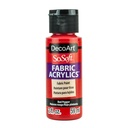 Red Pepper DecoArt SoSoft Fabric Acrylics 2 oz