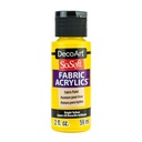 Bright Yellow DecoArt SoSoft Fabric Acrylics 2 oz