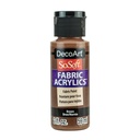 Brown DecoArt SoSoft Fabric Acrylics 2 oz