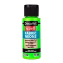 Neon Green DecoArt SoSoft Fabric Neons 2-oz