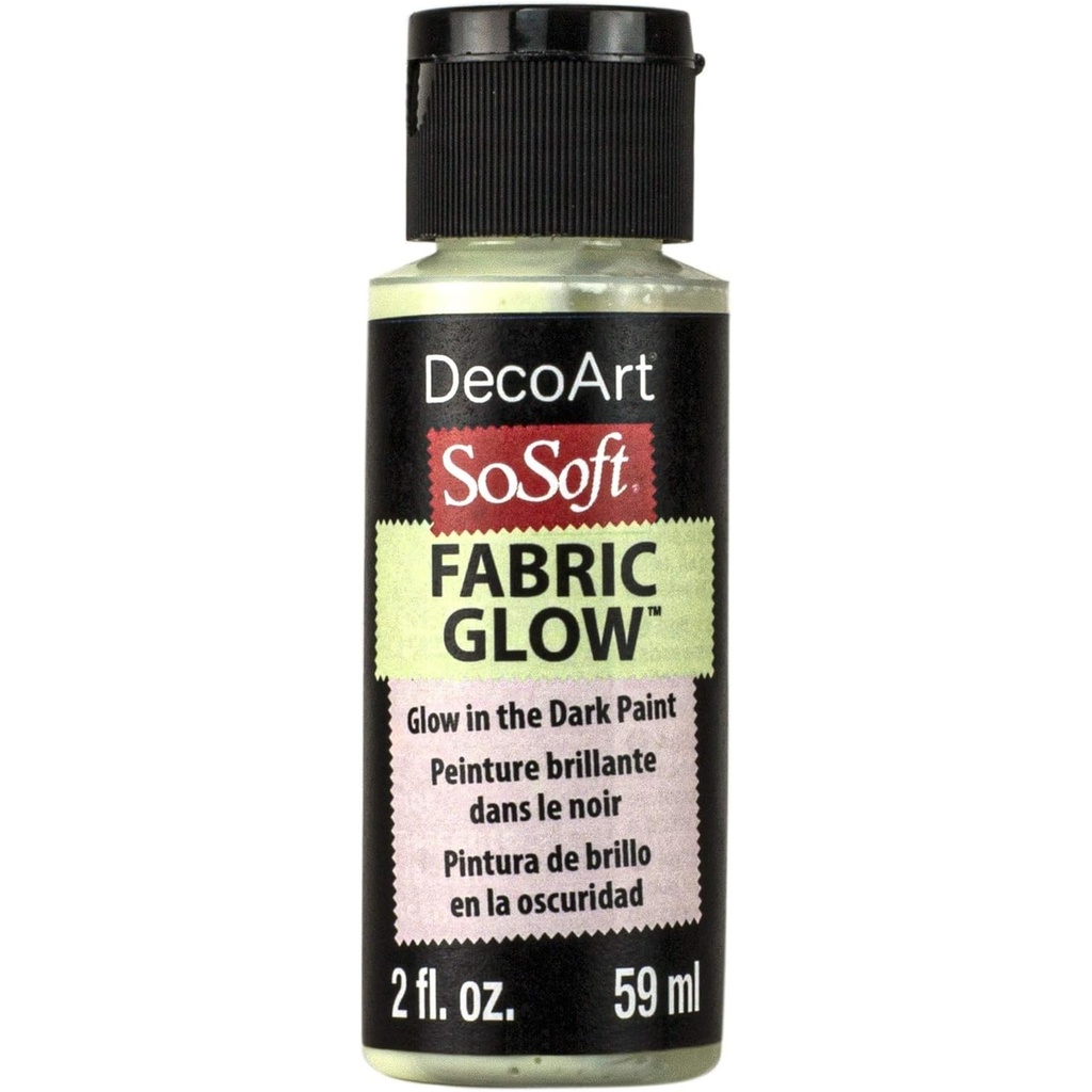 GLOW DecoArt SoSoft Fabric Mediums 2oz