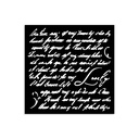 Stamperia - Masquerade - 12 x 12cm Stencil - Handwriting