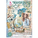 Wanderlust Junk Journal Ephemera Book A4 32 Sheets