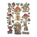 Stamperia - Hidden Grove -  Silicon Mold A5 - Mushroom House