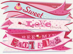 Sweet Talk Banners Die-cut C'S