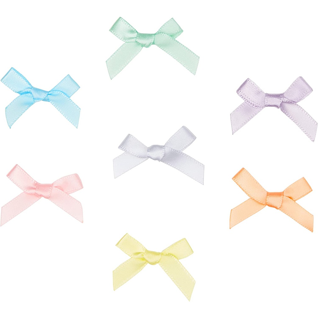 Personal Impressions "Pastels" Ribbon Bow Collection 6 mm