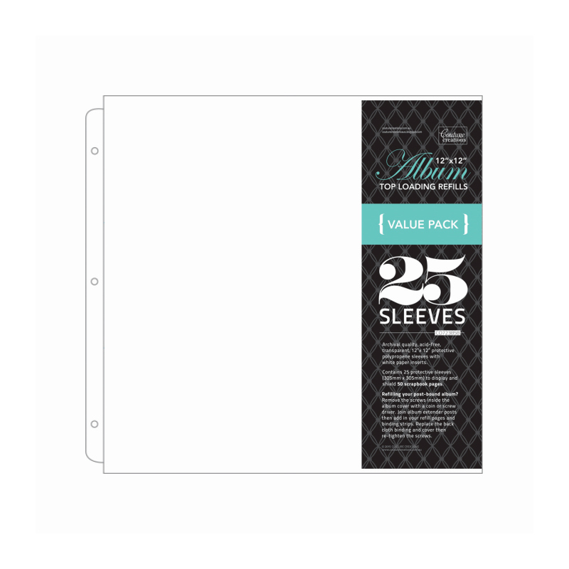 Con White Paper Insert (25pk)