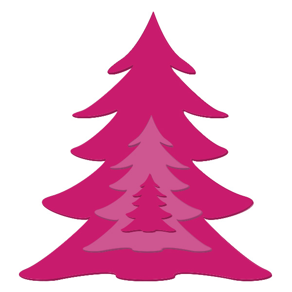 Nested Christmas Trees