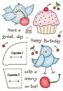 Cupcake Birdy Honeypop Clear