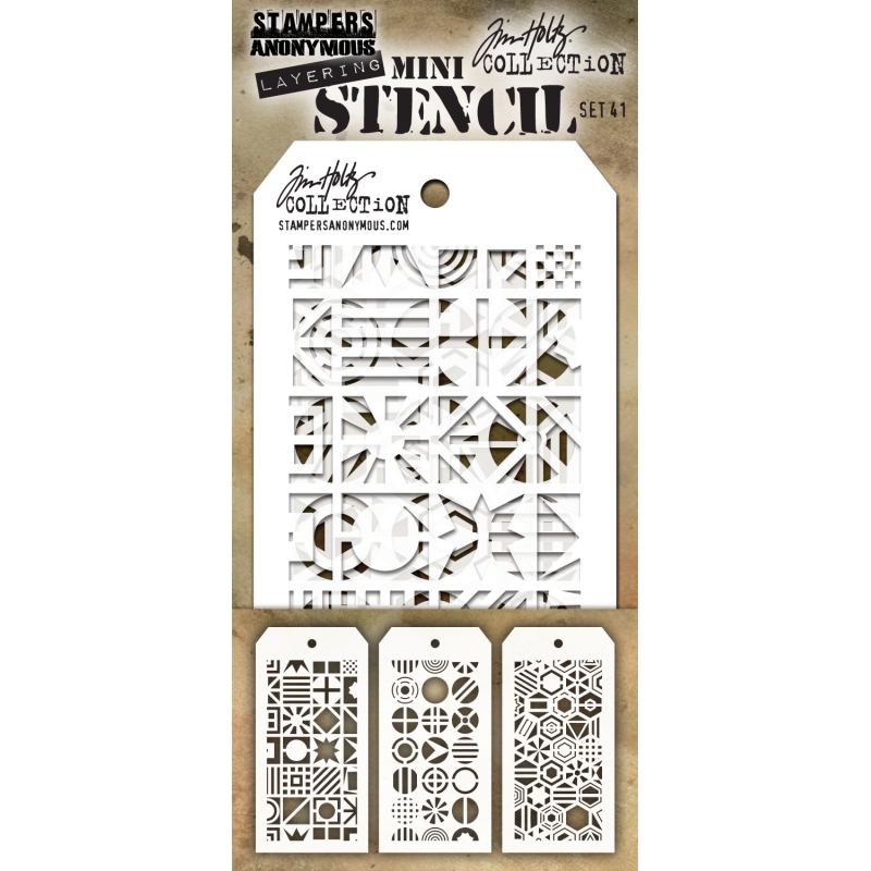 Mini Stencil Set 41 (3 Ea.)Stencils