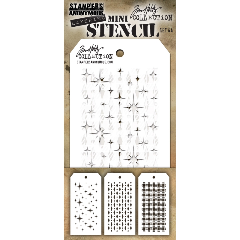 MINI STENCIL SET 44 ( 3 EA.)Stencils