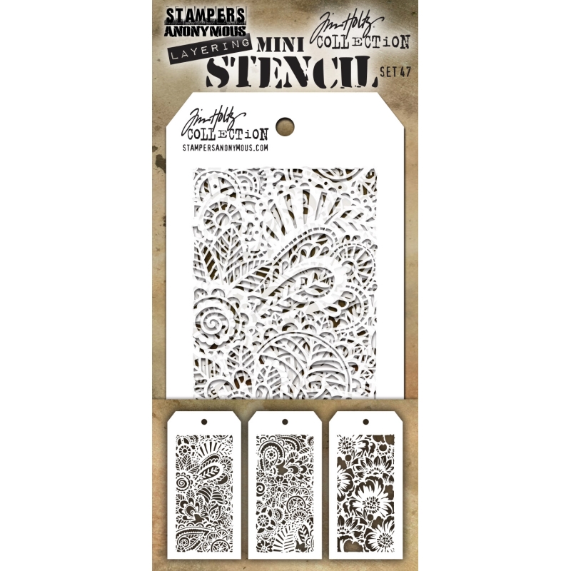 MINI STENCIL SET 47 (3 EA.)Stencils