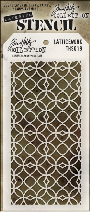 Tim Holtz Layering Stencil - Latticework