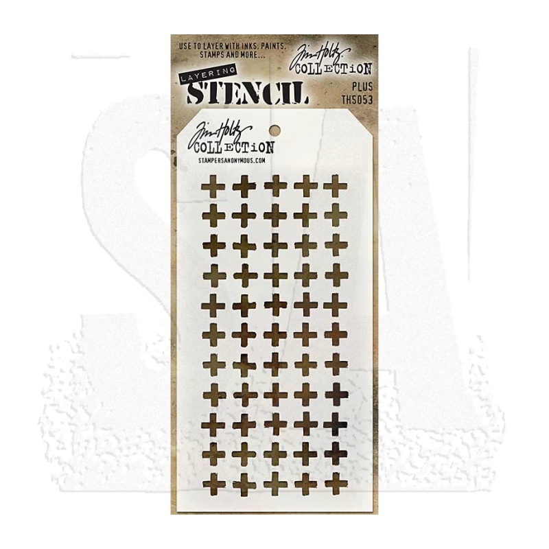 Tim Holtz Layering Stencil - Plus