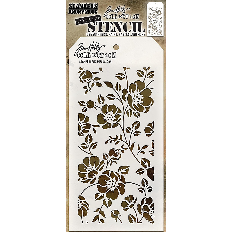 Tim Holtz Layering Stencil - Floral