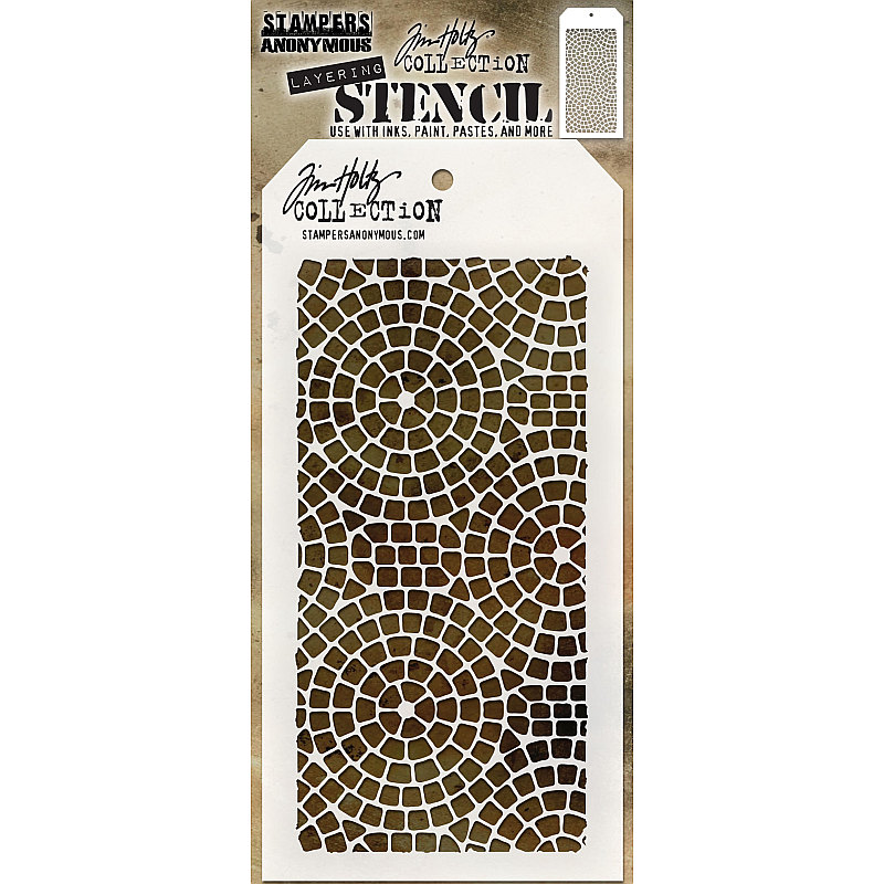 Tim Holtz Layering Stencil - Mosaic