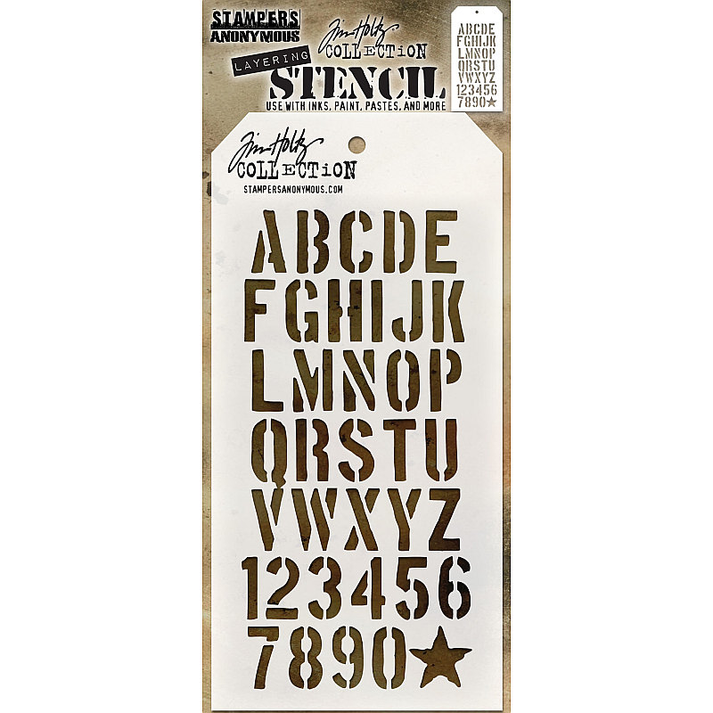 Tim Holtz Layering Stencil - Crate