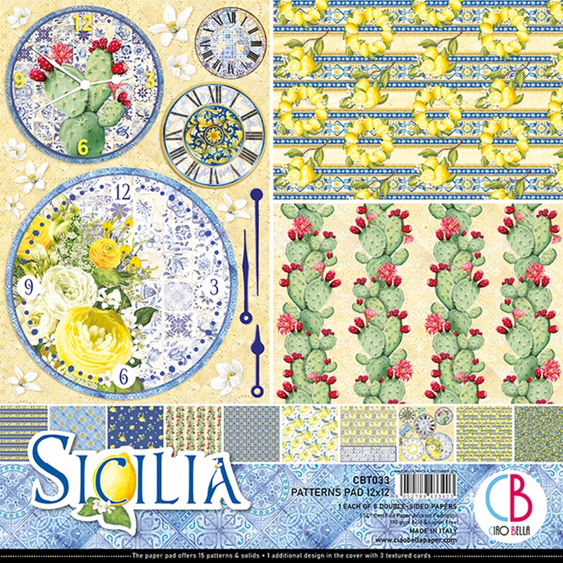 12"x12" Patterns Pad Sicilia