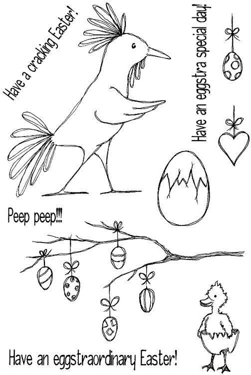 LM A6 Peep Peep - Clear Stamp