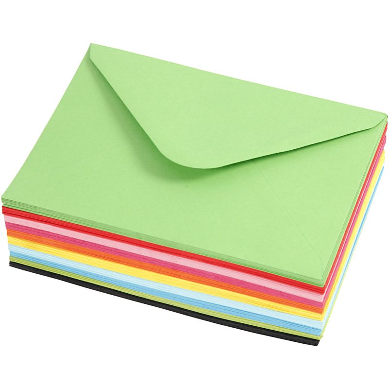 Coloured Envelopes C6 80g 100 pcs