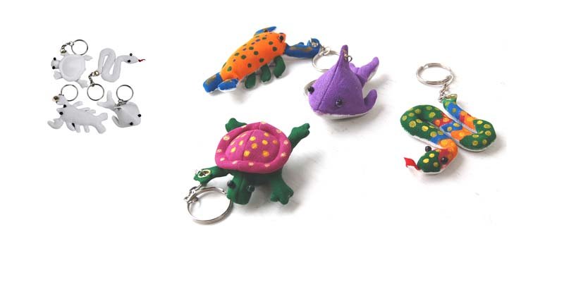 Creepy Crawly Key ring - Pack of 4