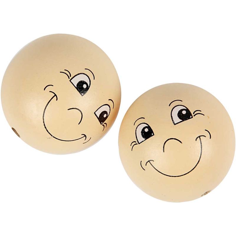 Heads 40mm 10 pcs light beige